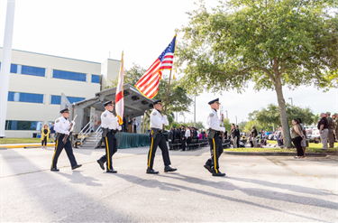 Honor Guard ceremony
