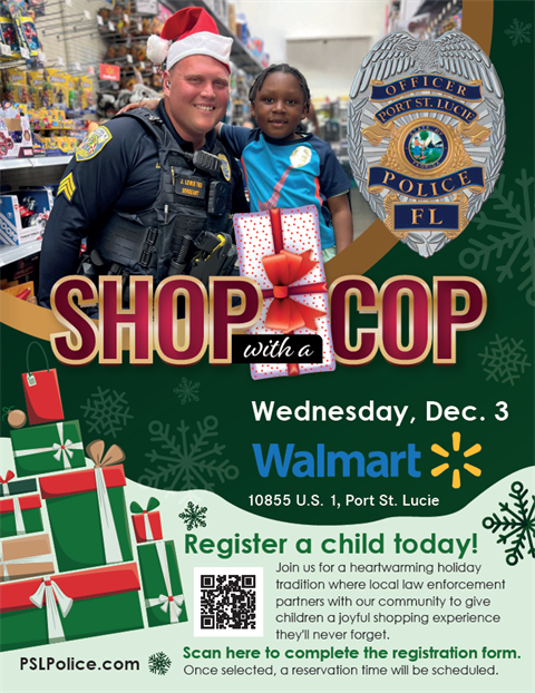 Shop with a Cop Flyer 2025